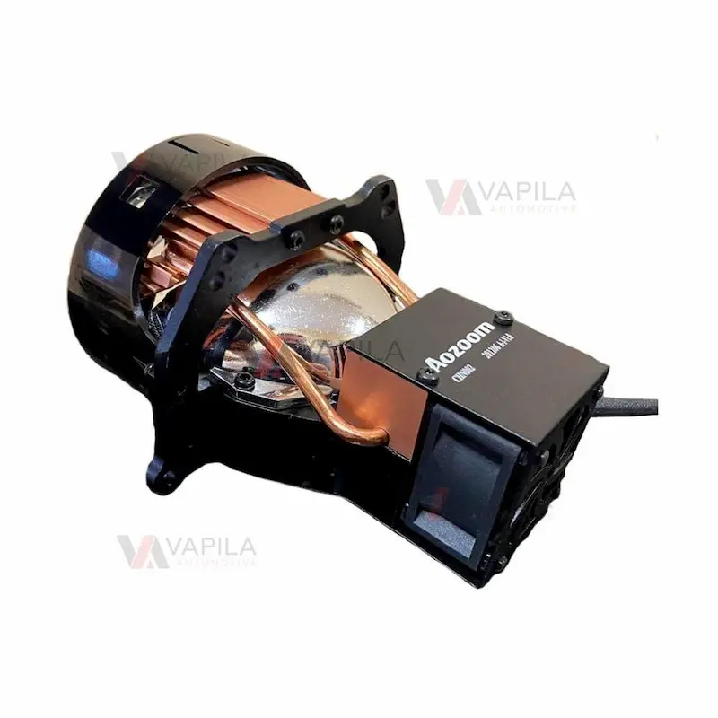 Комплект Bi-LED модулів після встановлення у Volkswagen Tiguan у Львові