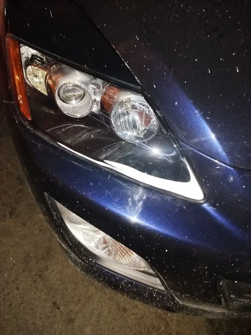 Комплект Bi-LED модулів для Kia Sportage після встановлення у Львові